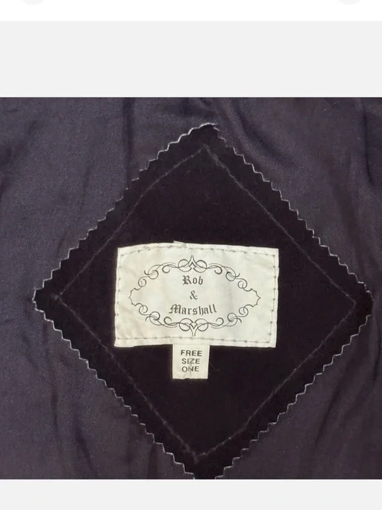 Vintage Suede Fringe Jacket Black Studded Cropped Indie Rock Revival S/M - Picture 7 of 9